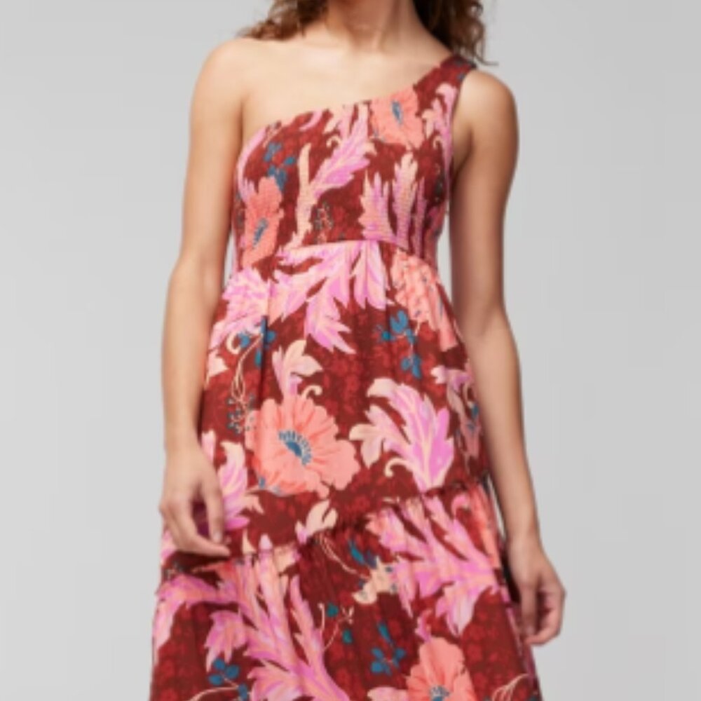 NWT Soma One Shoulder Maxi Bra Dress - Picture 2 of 5